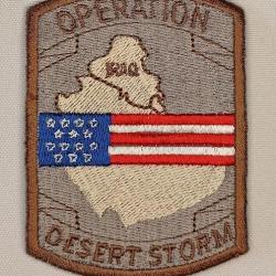 Patch US ARMY insigne tissu Opération Dessert Storm IRAK