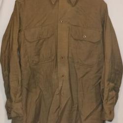 Chemise US Gi's laine moutarde 39/45 WW2