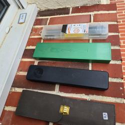4 nécessaires nettoyage pour armes rayés