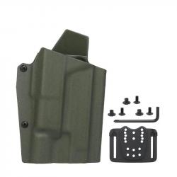 Holster pistolet P226 + X300 Kydex WOSPORT - Vert armée