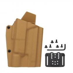 Holster pistolet P226 + X300 Kydex WOSPORT - Marron