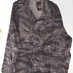Chemise tactique camouflage urbain TRU-GEAR TRU SPEC Tactical shirt TIGER 3PKT LR XXL