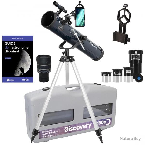 Pack Tlescope Astrophotographie Discovery Spark Travel 76