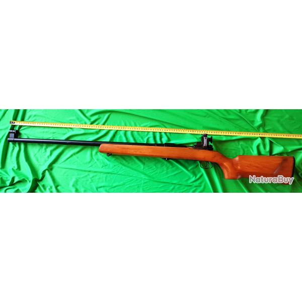 Belle carabine de prcision par Fulton Birmingham, canon lourg 308W, beau bois.