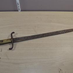 Baionnette pour Fusil Mauser71 1871 Mauser Prusse WW1 1914/1918 German