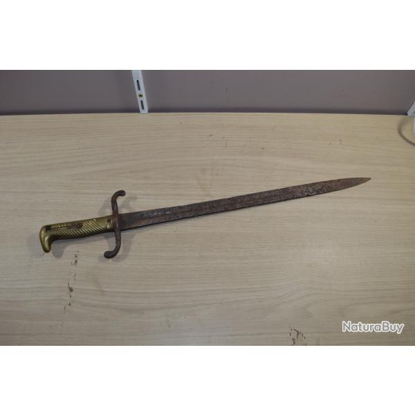Baionnette pour Fusil Mauser71 1871 Mauser Prusse WW1 1914/1918 German