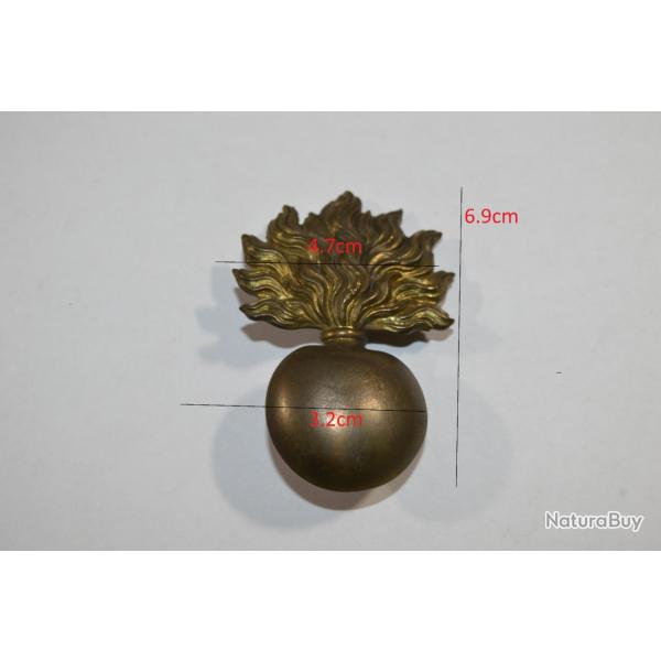 Grenade Insigne pour Casque Giberne poque Napolon Shako Garde National 1870/1900 (20)