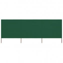Paravent 3 panneaux Tissu 400 x 80 cm Vert