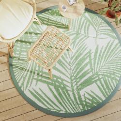Tapis d'extérieur ARAKIL vert Ø160 cm PP