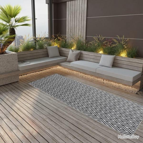 Tapis d'extrieur ARAKIL Noir 80x250 cm PP