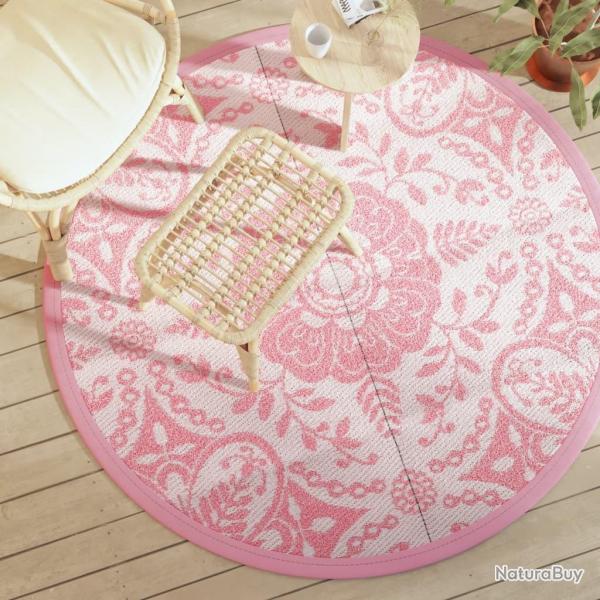 Tapis d'extrieur ARAKIL rose 160 cm PP