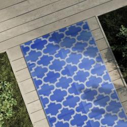 Tapis d'extérieur ARAKIL bleu 80x150 cm PP