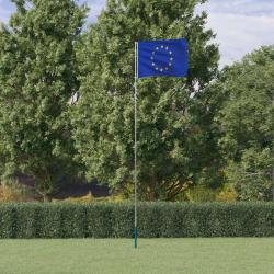 Drapeau de l'Europe et mât 5,55 m Aluminium