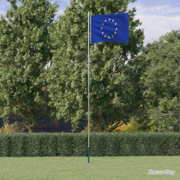 Drapeau de l'Europe et mt 6,23 m Aluminium