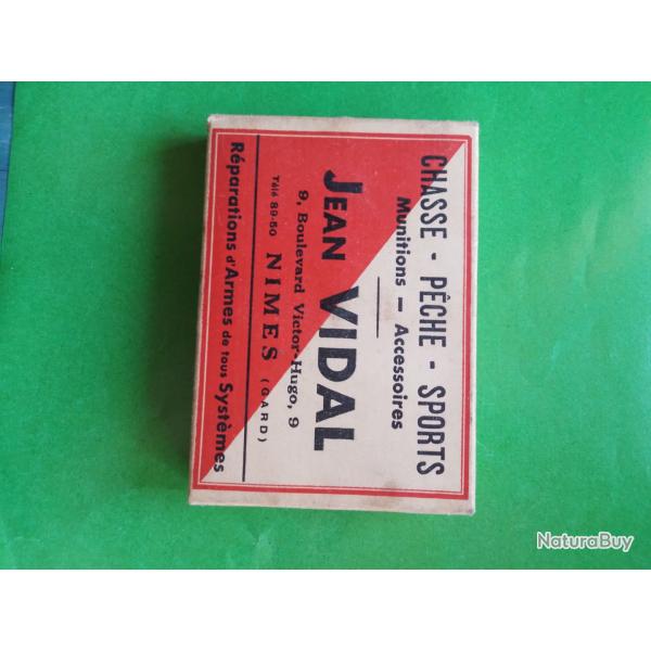 vielle boite cartouche cal 24 pour arme ancienne ou collection poudre T