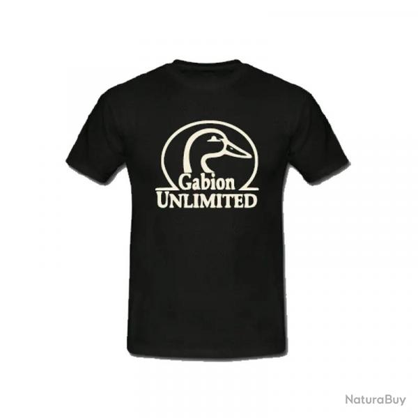 T Shirt Gabion Unlimited Noir