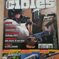 Revue Cible N° 487 Ruger Sig Sauer conversion 22 Tanfoglio Sniper SAA Pietta carabine TC Icon