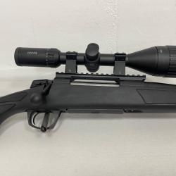 !! Wahoo !! PACK CARABINE CVA CASCADE BLACK BLACK CALIBRE 308WIN+LUNETTE HAWKE 3-12x50+SILENCIEUX