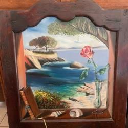 HUILE SUR BOIS par nicolas lahaye 1998