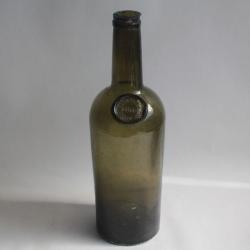 Bouteille verre soufflé Forestier Frères Bordeaux XIXe siècle