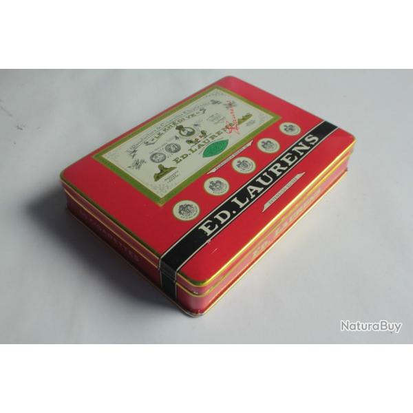 Bote  cigarettes ED. LAURENS Rouge Khdive Suisse tle lithographie
