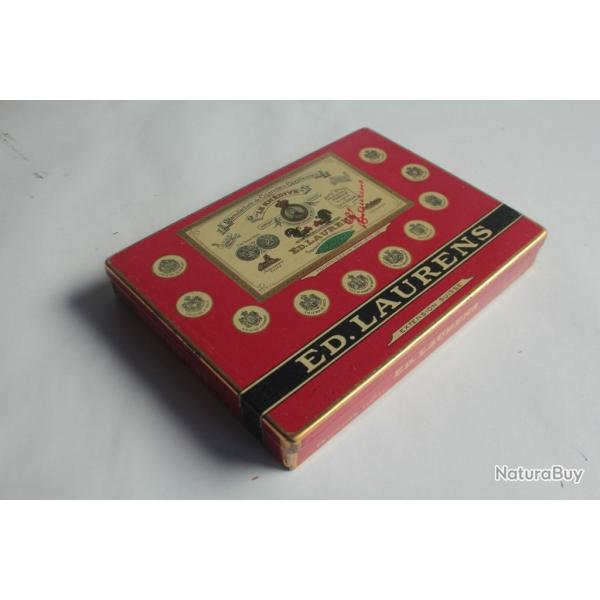 Bote  cigarettes ED. LAURENS Rouge Khdive Suisse tle lithographie