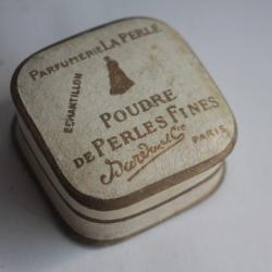 Boite à poudre échantillon Parfumerie La Perle