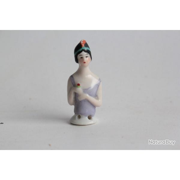 Demi figurine porcelaine Femme Art Dco