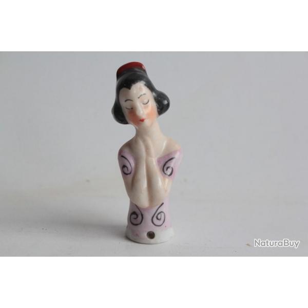 Demi figurine porcelaine Femme Art Dco