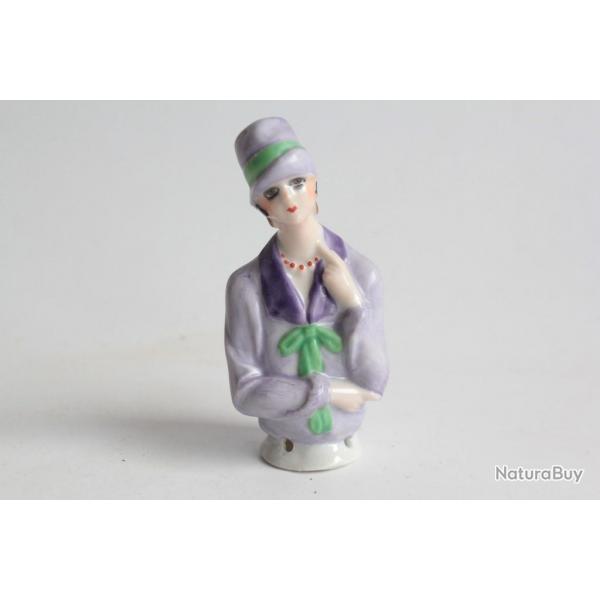 Demi figurine porcelaine Garonne Art Dco