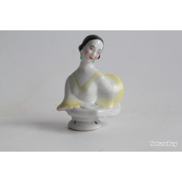 Demi figurine porcelaine Femme Art Dco