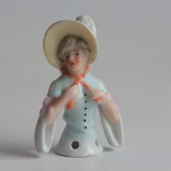 Demi figurine porcelaine Femme