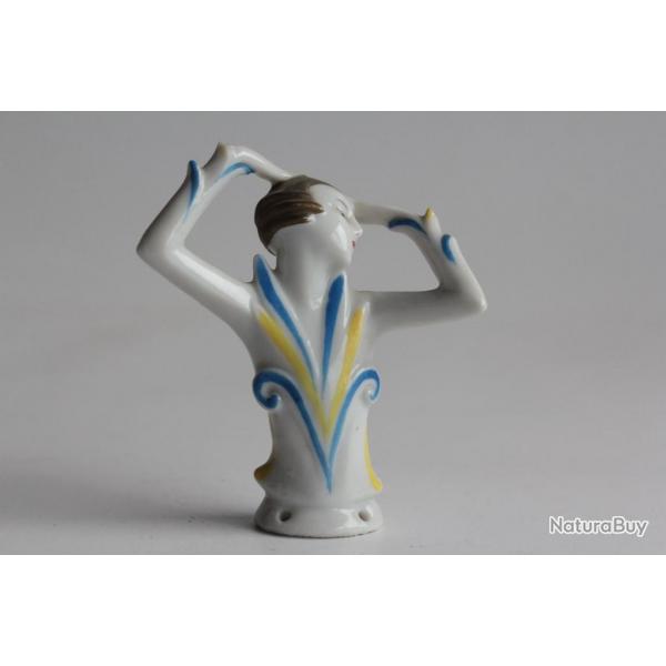 Demi figurine porcelaine Garonne Art dco