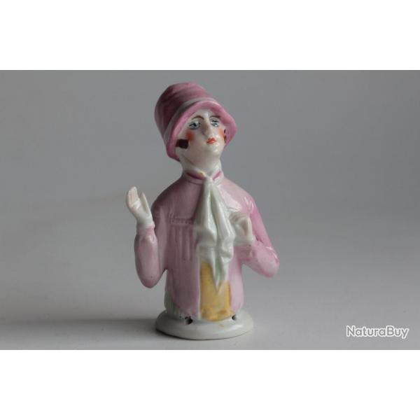 Demi figurine porcelaine Femme Garonne Art dco