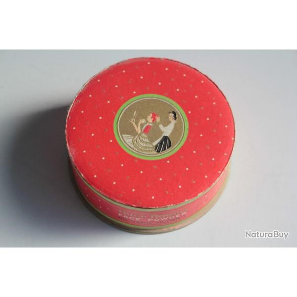 Ancienne bote  poudre Three Flowers Richard Hudnut