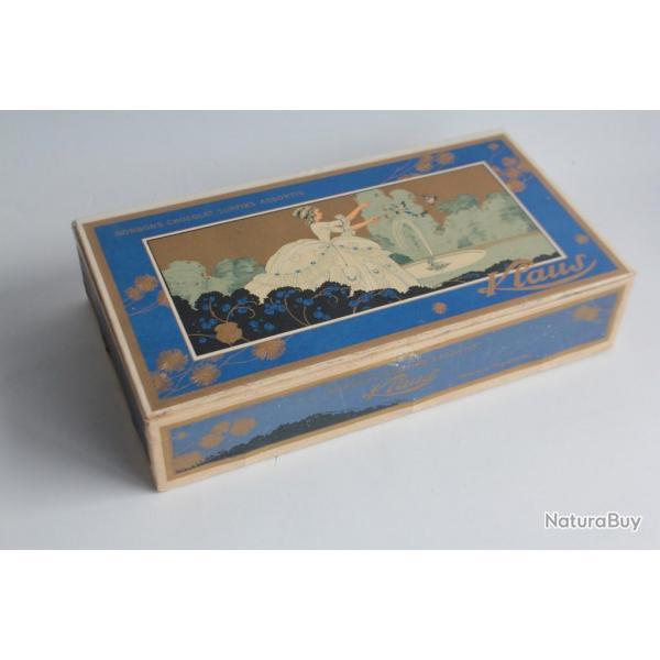 Bote carton chocolats Klaus Suisse
