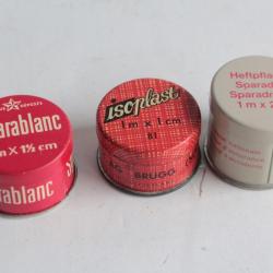 Ancienne boîtes publicitaire Échantillons médicaments Sparadrap