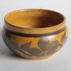 Vase terre vernissée René NICOLE Poterie Savoyarde