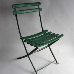 Ancienne Chaise de jardin pliante pour enfant