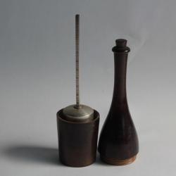 Aéromètre pèse-alcool argent XIXe siècle
