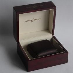 ULYSSE NARDIN Écrin montre bois laqué