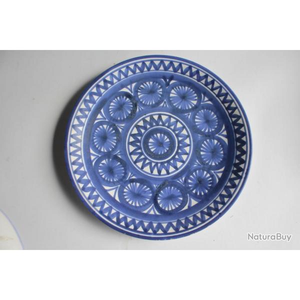 Assiette cramique Robert PICAULT Vallauris