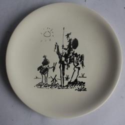 Assiette Pablo Picasso Don Quichotte