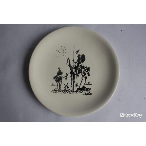 Assiette Pablo Picasso Don Quichotte