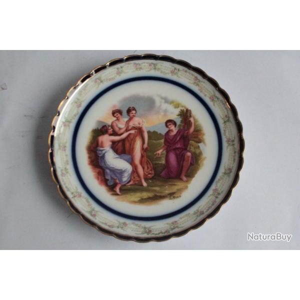 Assiette porcelaine Haviland & Co Limoges France