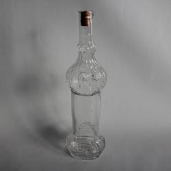 Ancienne Bouteille verre Vive la France Vive la Russie