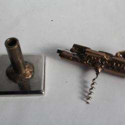 Tire-bouchon Sculpture bronze Chien