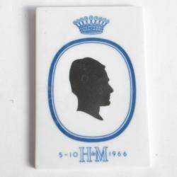 Royal Copenhague Carreau porcelaine prince Henrik Danemark