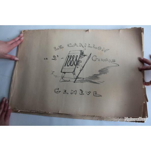 Album Le carillon de saint gervais 1888 illustration Godefroy