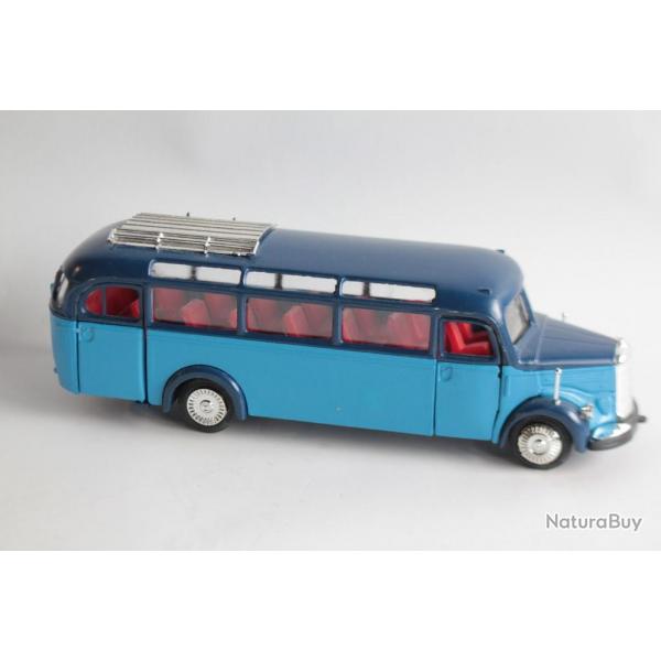 NZG n218 Mercedes Benz omnibus 0 3500 bleu 1949 Jouet